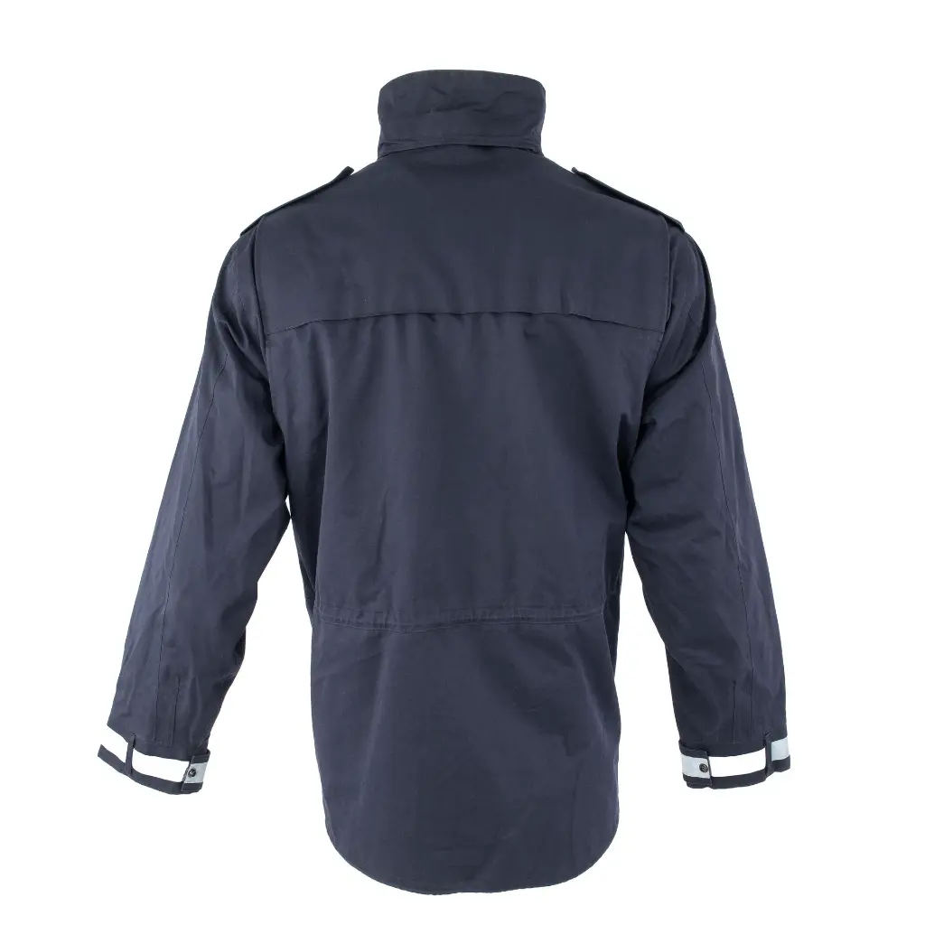 Dutch Navy Blue Ministry of Defense Parka w/ No Liner | Issued